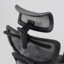 Кресло поворотное ENIGMA, серая сетка/алюминий (с подставкой для ног), коллекция AKSPRIME